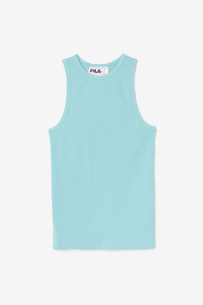 Fila Tank Top Alexia Womens Blue - India TAZ-893740